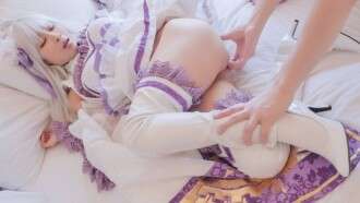 FC2-PPV-4783532 [Private shoot creampie cosplay sex ♥] 145cm tall miraculous big-breasted angel x white-haired half-elf!!